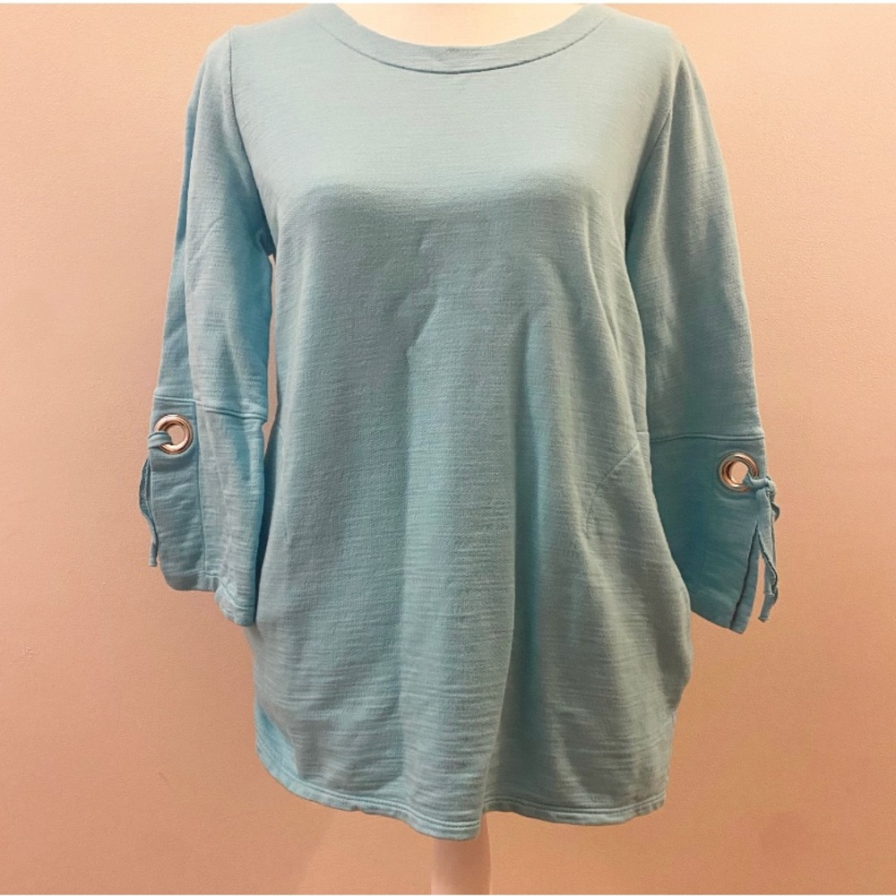 Soft Surroundings Turquoise Pull Over - image 1